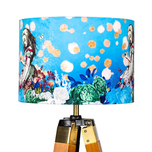Alice in Wonderland Floral Lamp Shade, Bedside Lamp, Floor Lamp, Ceiling Lampshade