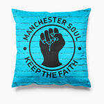 Manchester Soul Velvet Cushion - Northern Soul - Kitsch Republic