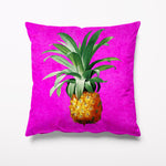 Outdoor Garden Cushion - Pineapple Pink Tiki Tropical - Kitsch Republic