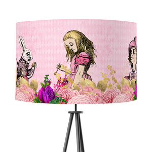 Alice in Wonderland Lampshade - Pink