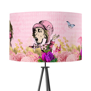 Alice in Wonderland Lampshade - Pink