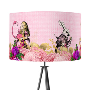 Alice in Wonderland Lampshade - Pink