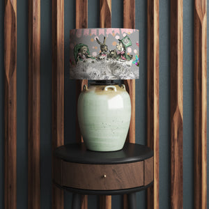 Alice in Wonderland Lampshade - Grey