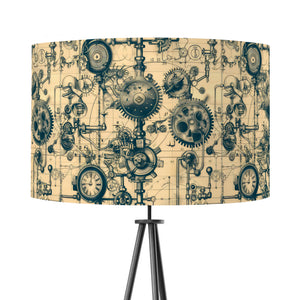 Steampunk Mechanical Velvet Lampshade