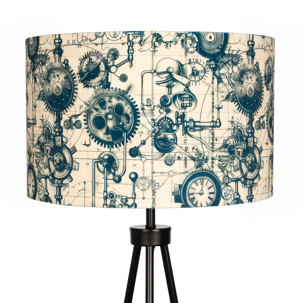 Steampunk Mechanical Velvet Lampshade