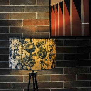 Steampunk Mechanical Velvet Lampshade