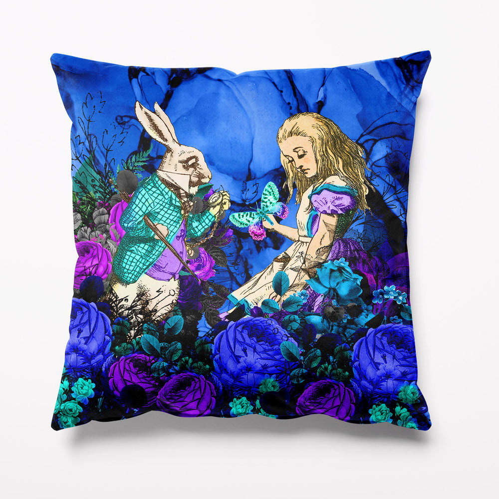 
            
                Load image into Gallery viewer, Alice in Wonderland Cushion - Gift for a Mad Hatter or Alice Fan
            
        