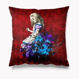 Outdoor Garden Cushion - Alice in Wonderland - Dark Alice