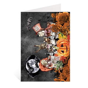 Alice in Wonderland A6 Greetings Card - Halloween Tea Party