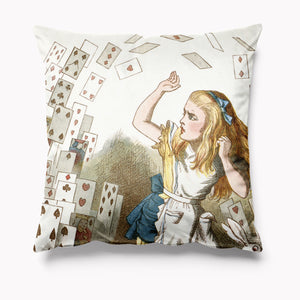 Outdoor Garden Cushion - Alice in Wonderland - Alice Originals - Shower of Cards