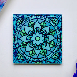 Mid Century Modern - Homewares - Coaster for Mid Century Coffee Table in Blue