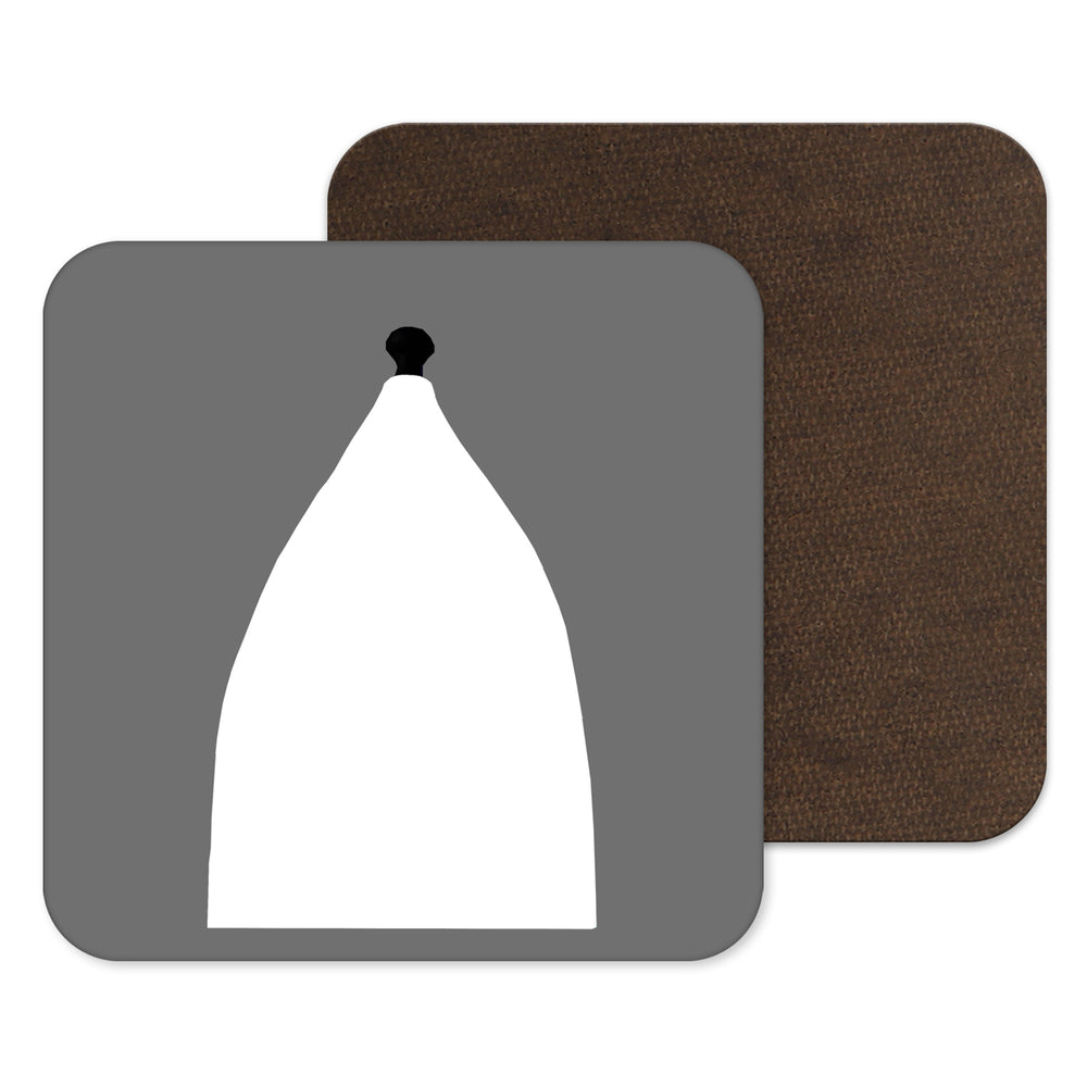 Bollington, White Nancy Macclesfield Cheshire, Grey Coaster, Gift and Homeware