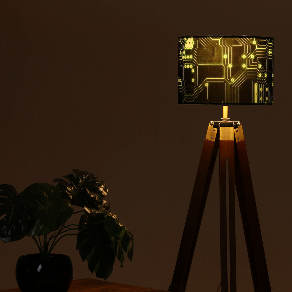 
            
                Load image into Gallery viewer, Floor lamp for computer geek, homewares with IT theme, Circuit boards and computer lighting
            
        