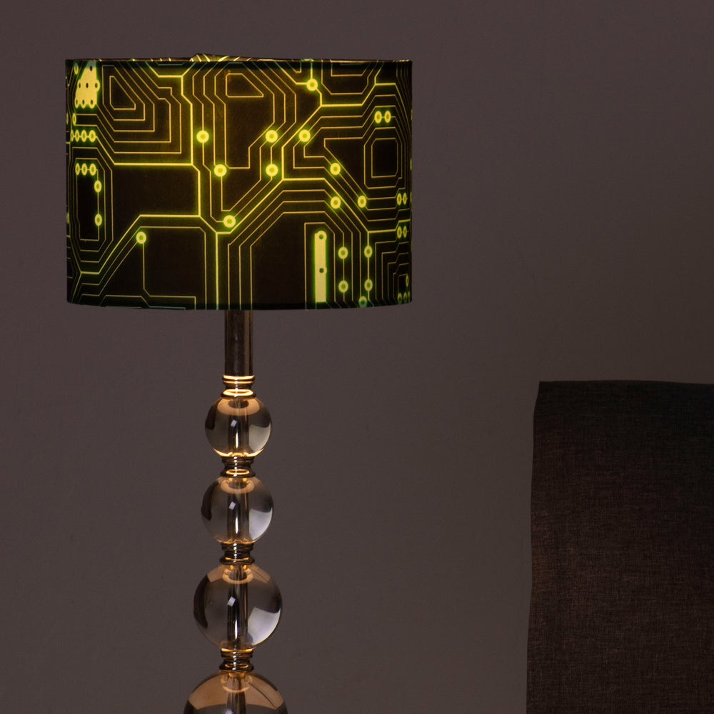 
            
                Load image into Gallery viewer, Geek Chick Green and Black Lampshade
            
        
