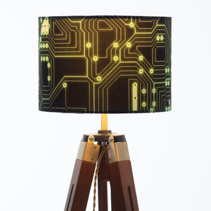 
            
                Load image into Gallery viewer, Floor lamp with circuit board design, computer geek, computer interiors, IT company
            
        