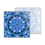 Retro Mid Centry Blue Design Glass Coaster - Mid Century Modern Homewares