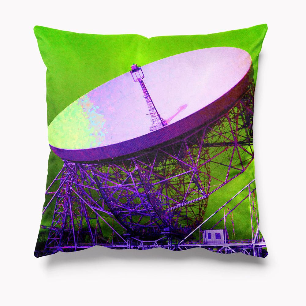 
            
                Load image into Gallery viewer, Jodrell Bank Green Velvet Cushion
            
        