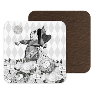 Alice in Wonderland Coasters - Grey