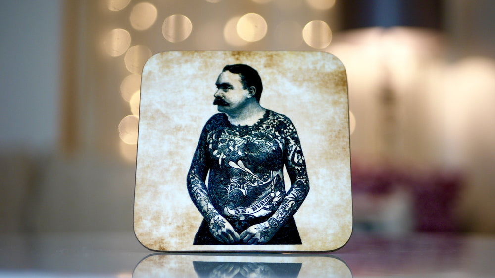 Tattoo Man Coaster - Kitsch Republic