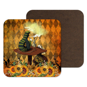 Alice in Wonderland Coaster - Autumn and Sunflowers Caterpillar