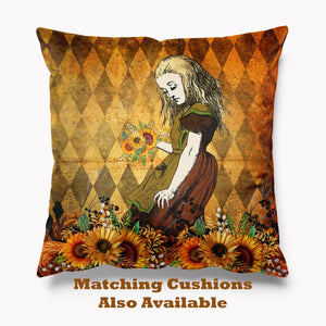 Alice in Wonderland Lampshade - Autumn Sunflowers