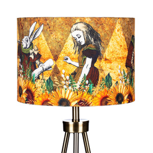 Alice in Wonderland Lampshade - Autumn Sunflowers