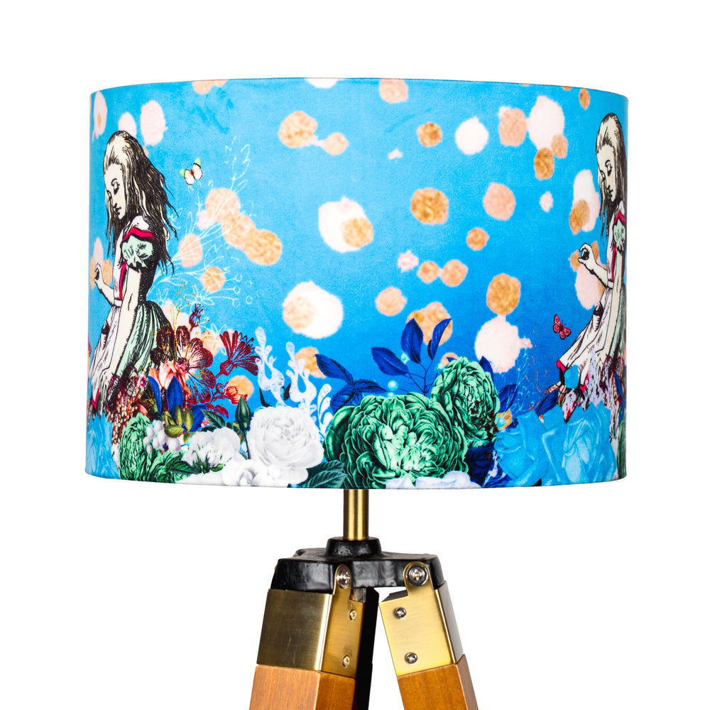 
            
                Load image into Gallery viewer, Alice in Wonderland Floral Lamp Shade, Bedside Lamp, Floor Lamp, Ceiling Lampshade
            
        