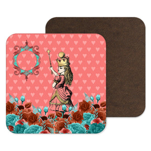 Alice in Wonderland Coaster - Coral - Alice