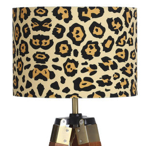 Leopard Animal Print Velvet Lampshade