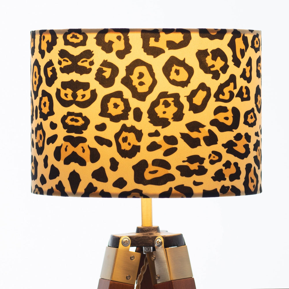 CHEETAH PRINT Printed Velvet Fabric - Curtains Cushions Lampshades