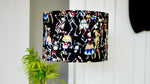 Day of the Dead Skeleton Lampshade - Black - Kitsch Republic