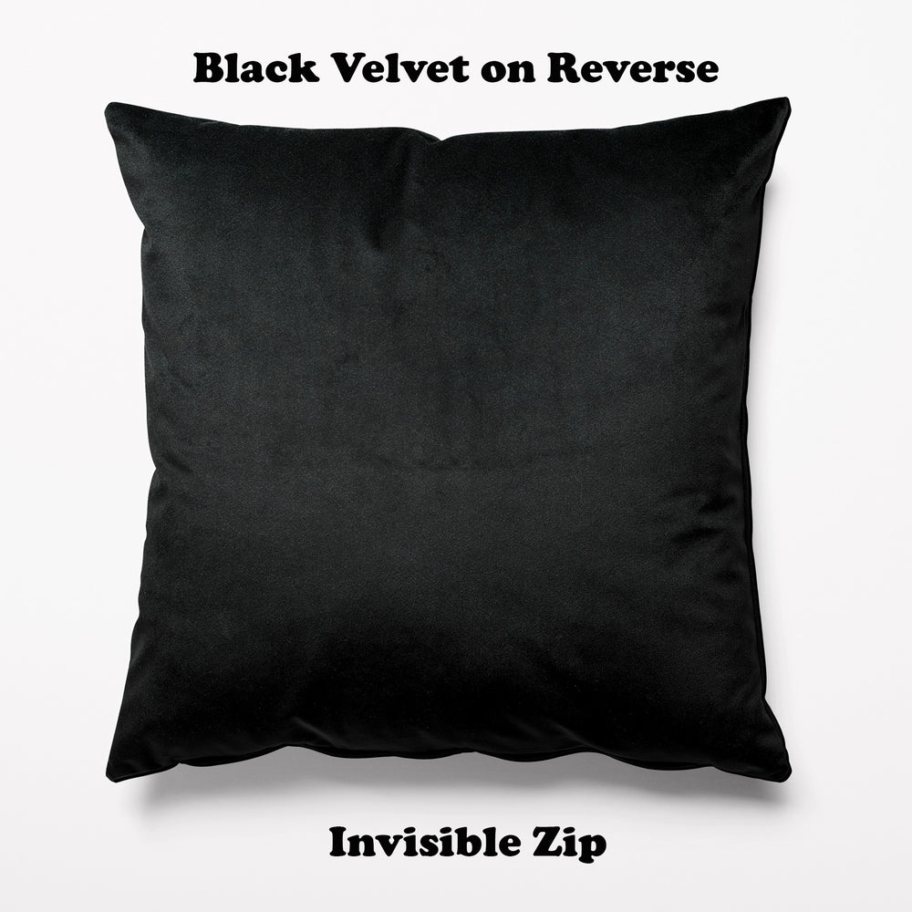 Creepy Halloween Villan Film Man Velvet Cushion