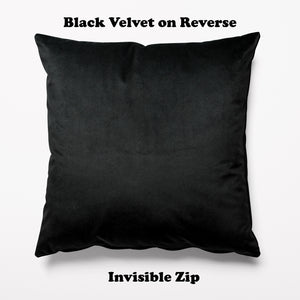 Creepy Halloween Villan Film Man Velvet Cushion