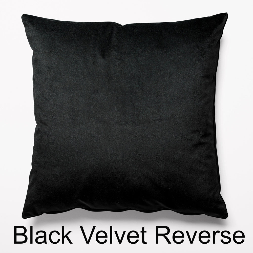 White Nancy Bollington Floral Velvet Cushion - Kitsch Republic