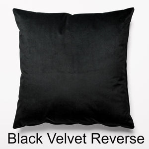 White Nancy Bollington Floral Velvet Cushion - Kitsch Republic