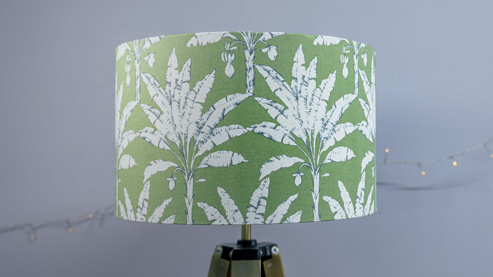 
            
                Load image into Gallery viewer, Green Tropical Plantation Leaves Handmade Lampshade - Kitsch Republic
            
        