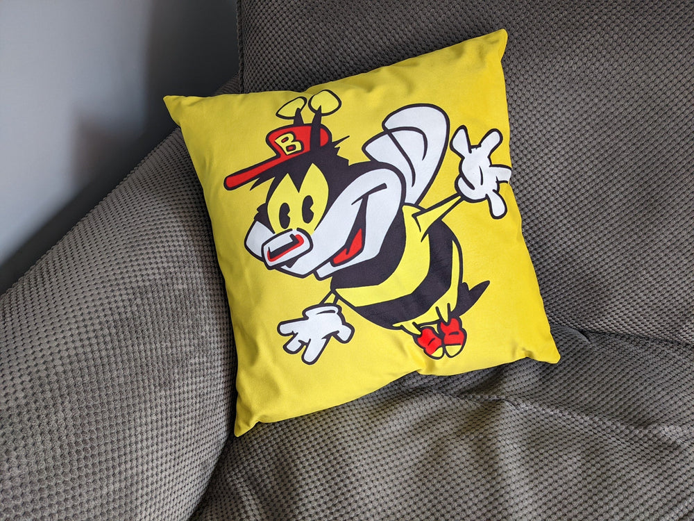 
            
                Load image into Gallery viewer, Bee Line Bus Company -  Velvet Bus Cushion - Kitsch Republic
            
        