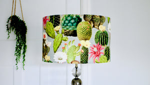 Cactus Grey Handmade Lampshade - Kitsch Republic