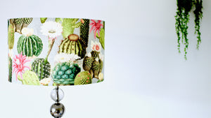Cactus Grey Handmade Lampshade - Kitsch Republic