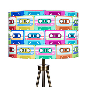 Cassette Music Retro Velvet Lampshade