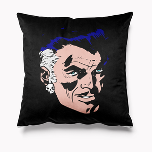 Creepy Halloween Villan Film Man Velvet Cushion