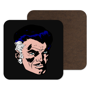 Creepy Halloween Villain Man Coaster
