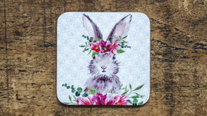Rabbit Flower Crown Coaster - Kitsch Republic