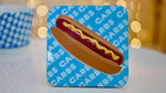 Hot Dog Carbs Coaster - Fast Food Collection - Kitsch Republic