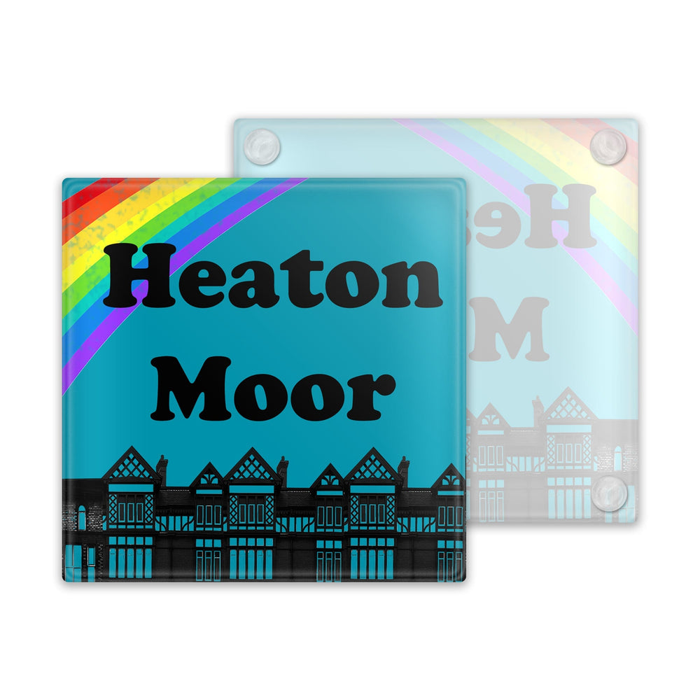 Heaton Moor Glass Coaster