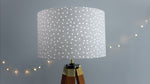 Grey Polkadot Lampshade - Kitsch Republic