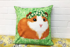 Hamster Cute Velvet Cushion - Kitsch Republic