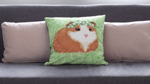 Hamster Cute Velvet Cushion - Kitsch Republic