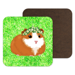 Hamster Guinea Pig Small Pet Cute Coasters Drinks Mat
