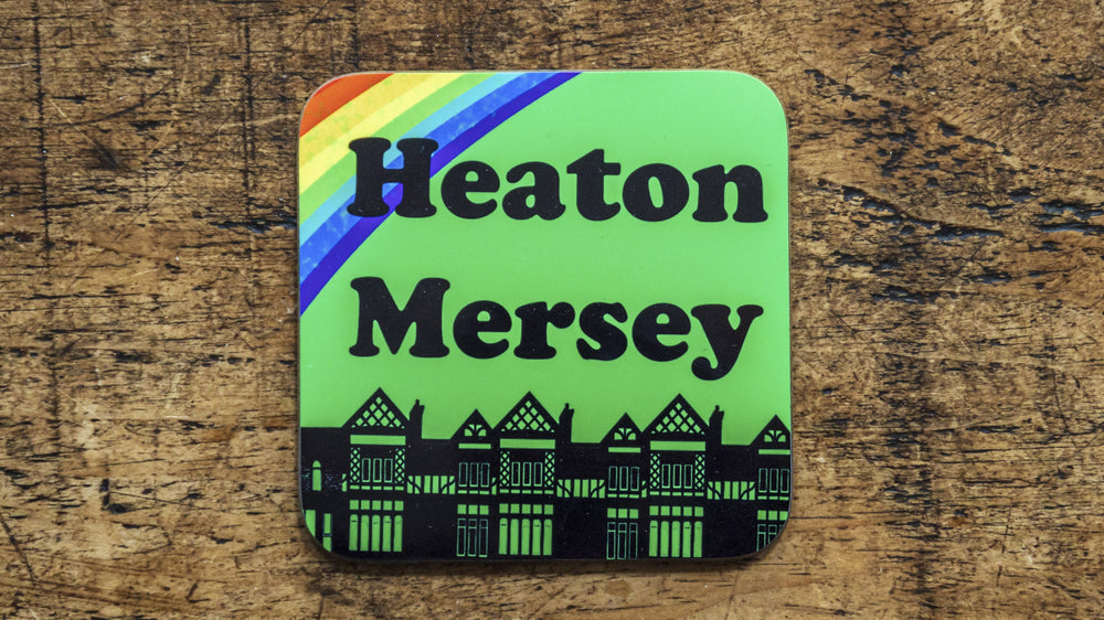 
            
                Load image into Gallery viewer, Heaton Mersey Stockport Coaster - Kitsch Republic
            
        